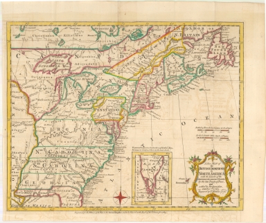 A New Map of the British Dominions in North America