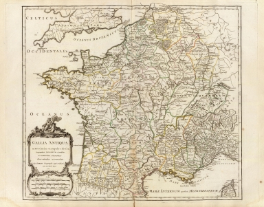 Gallia Antiqua in Provincias et Populos divisa